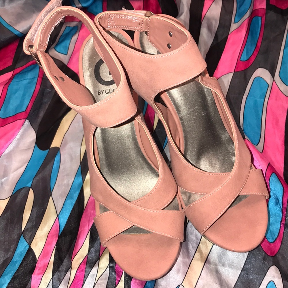 Guess Clog Wedges in Rose Color